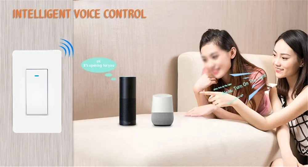 1GANG Zigbee Switch/Smart Wireless Light Switch Zigbee Button Switch Compatible with Alexa/GoogleHome/IFTTT - ANKUX.COM