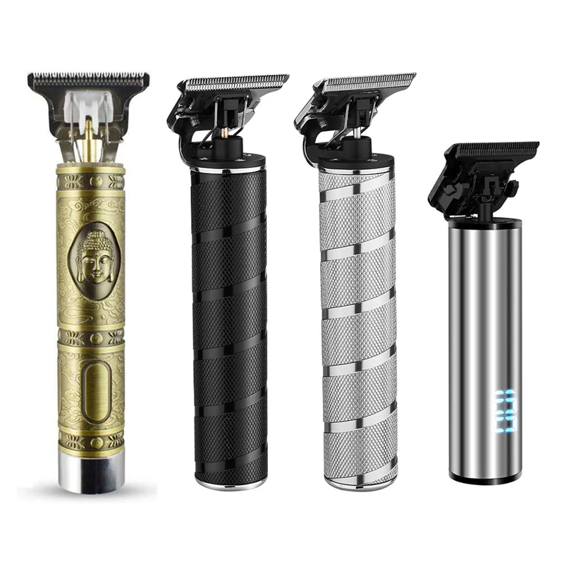 
Professional Rechargeable Hair Trimmer For Man Metal Hair Clipper Cordless Shaving Machine Barber Hair Cutting Machine Razor 