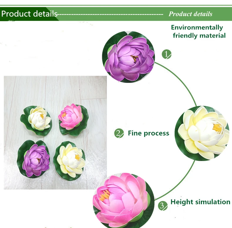 Cheap Plastic Simulation Decorative Artificial Lotus Flower - Buy ...