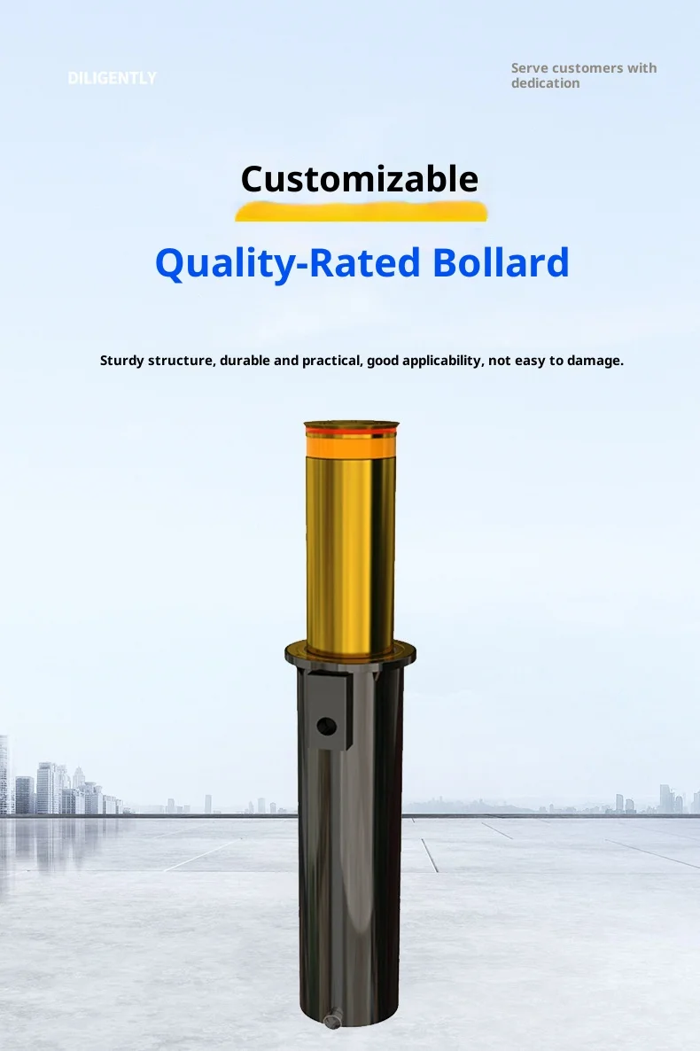 Retractable Anti-Collision Bollard Full-Automatic Lifting Column 304 ...