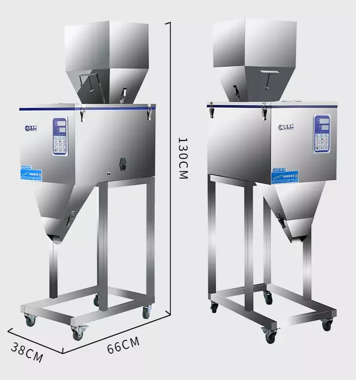 Cà Phê Làm Đầy Máy LCD Hiển Thị Tự Động Bột Độn 20-3000G Hạt Máy Làm Đầy Túi Xô Chai Điền