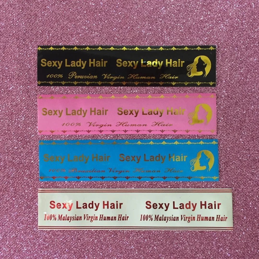 Private Label Hair Stickers,High Quality Adhesive Hair Wig Labels Buy