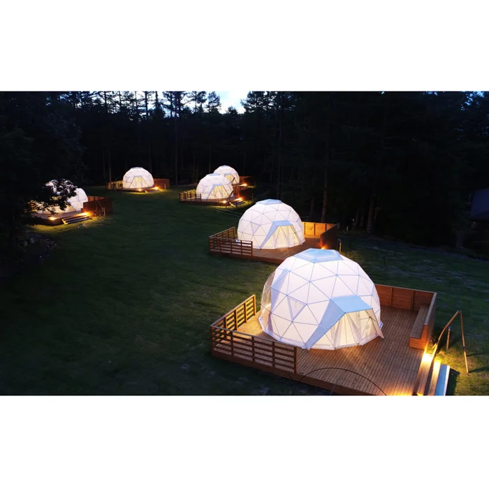 Outdoor Large Aluminium Frame Geodesic Dome Iglo Structure Tent - Buy Frame Geodesic Dome Tent Product