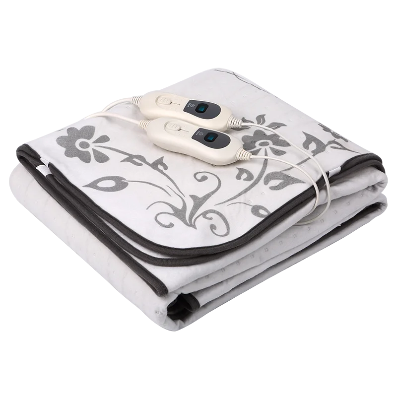 220v 160*140cm Heated Underblanket Dual Controller Twin Bed Double
