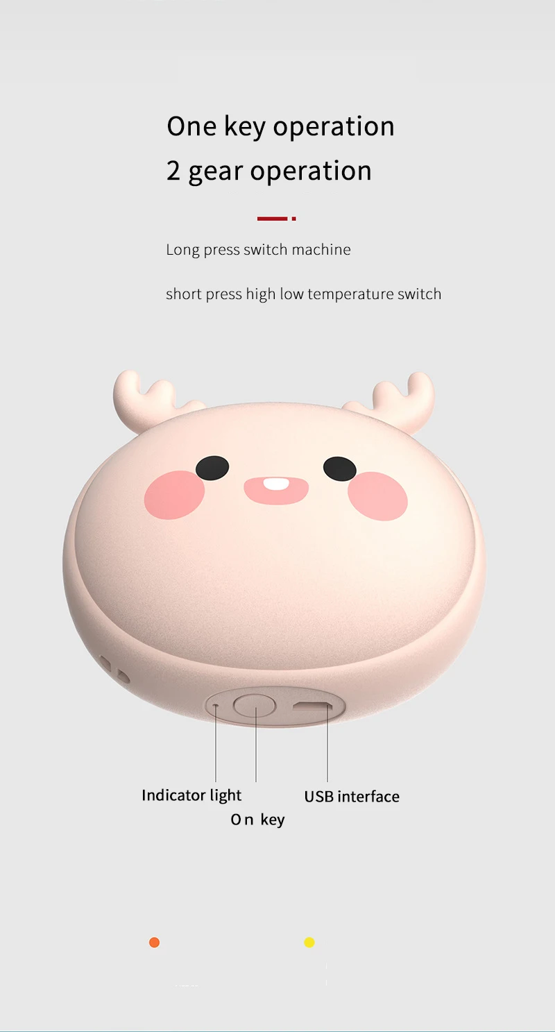 Manufacturers 4000mAh cute powerbank brand warmer mobile power mini gift charger customized LOGO charger cartoon powerbank - ANKUX.COM