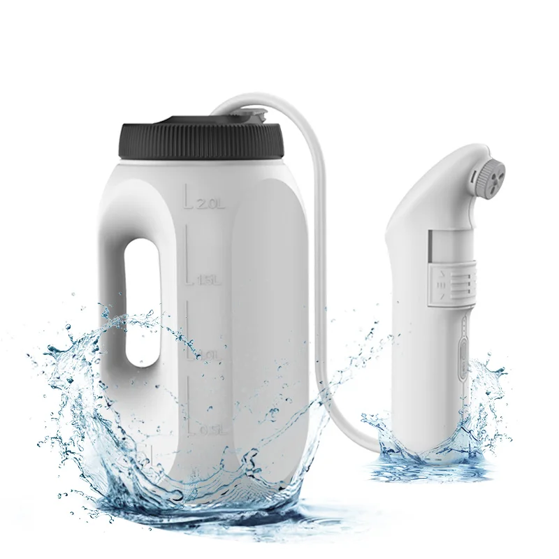 Latest Powerful Strong Pressure Adjustable Portable Muslim Camping Shower Bidet for Travel, Outdoor & Personal Hygiene factory