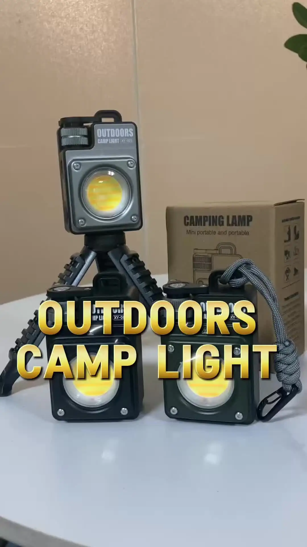 Multi-Function Camping Light XY-009: 3500 Lumen Rechargeable LED