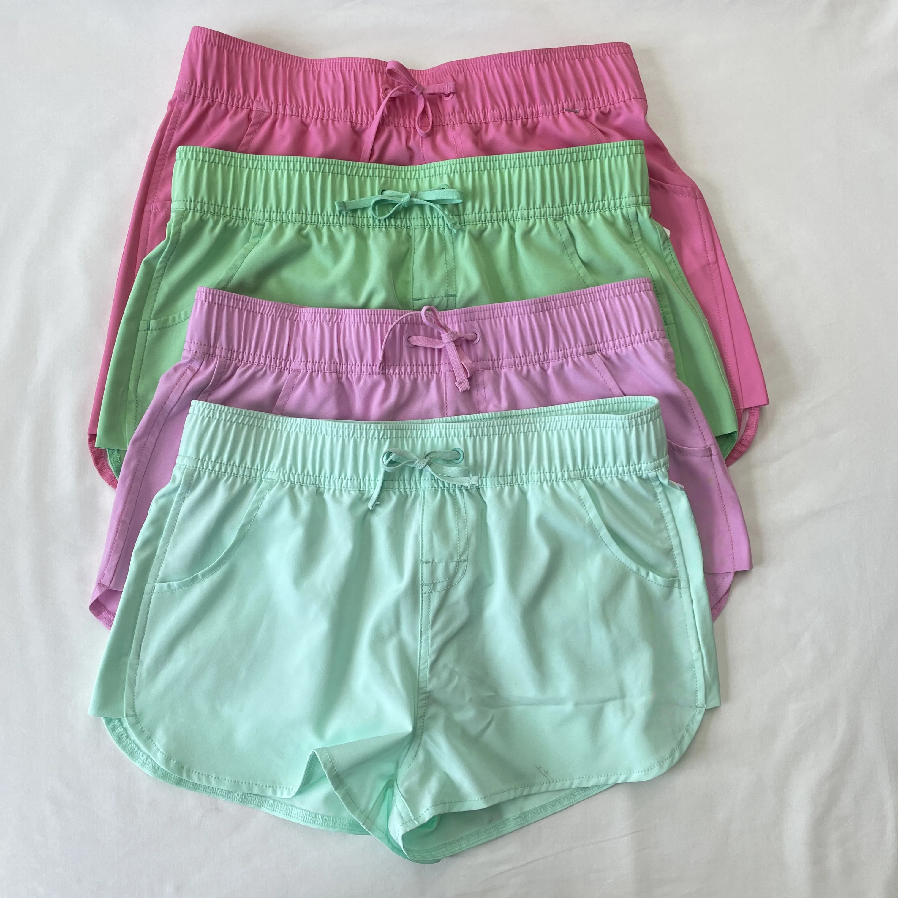 Wholesale Womens Casual Swim Shorts Made with Quick Dry Fabric Featuring Sublimated Designs Ideal for Beach Outerwear for Women factory