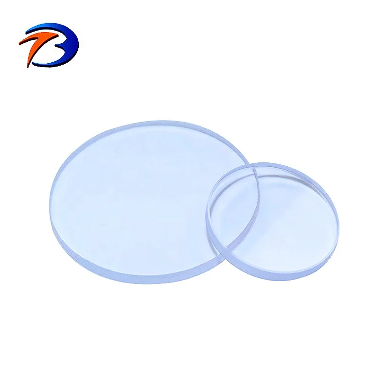 Custom optical crystal glass sapphire window/otpcial sapphire plate