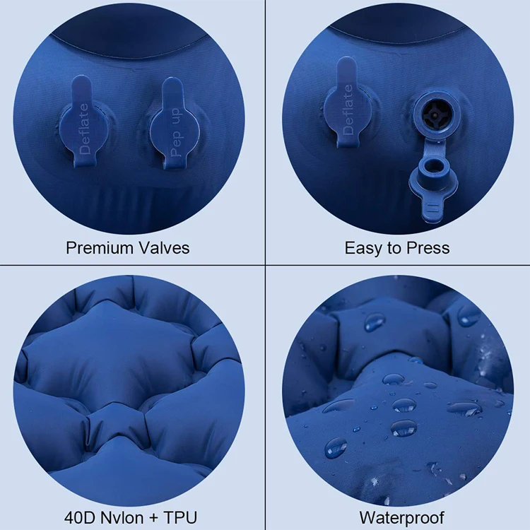 Outdoor Folding Roll Up Double Size Beach Mat Inflatable Sleeping