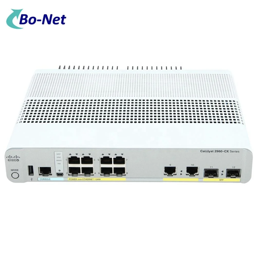 network switch WS-C2960CX-8PC-L 2960-CX Switch, 8 GE PoE+, 2 x 1G SFP  uplinks LAN Base| Alibaba.com