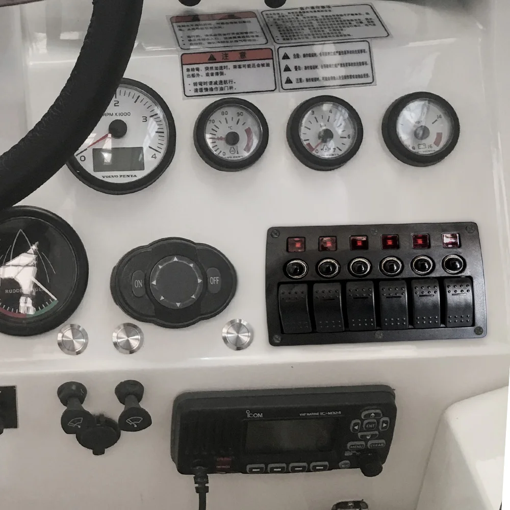 Genuine Marine 12v Switch Panel Wiring Diagram 6 Gang Push Button