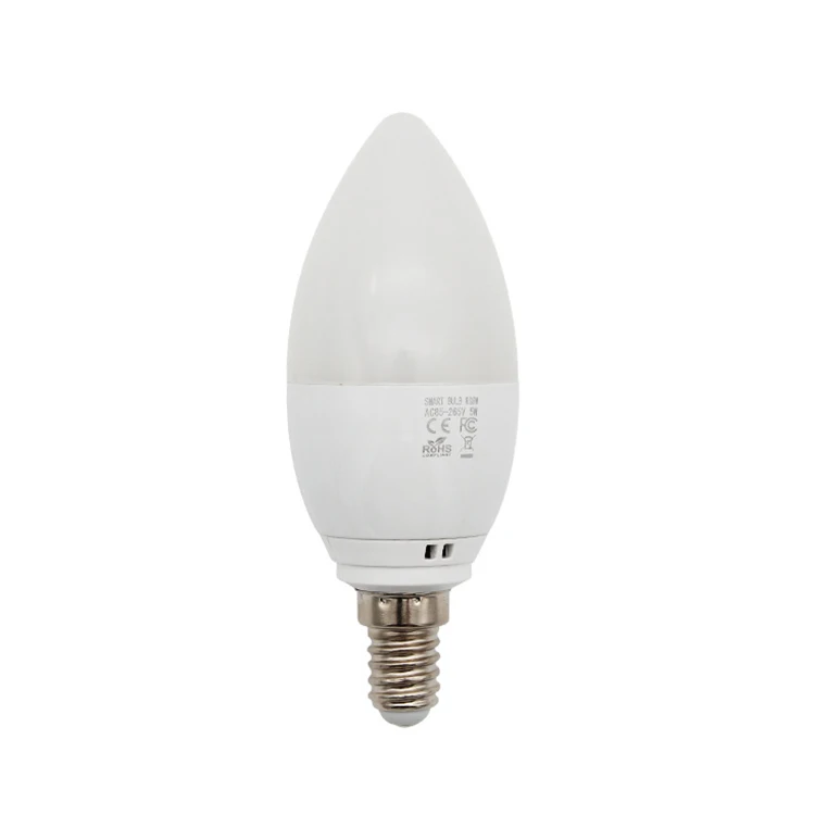 Excel Digital Tuya Smart Light Bulb 3W E14 Base Wifi Bulb Dimmable LED Candelabra Bulbs