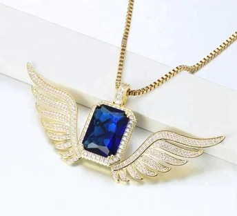 jasen珠宝定制嘻哈银星吊坠男女珠宝饰品项链 - buy pendant necklace