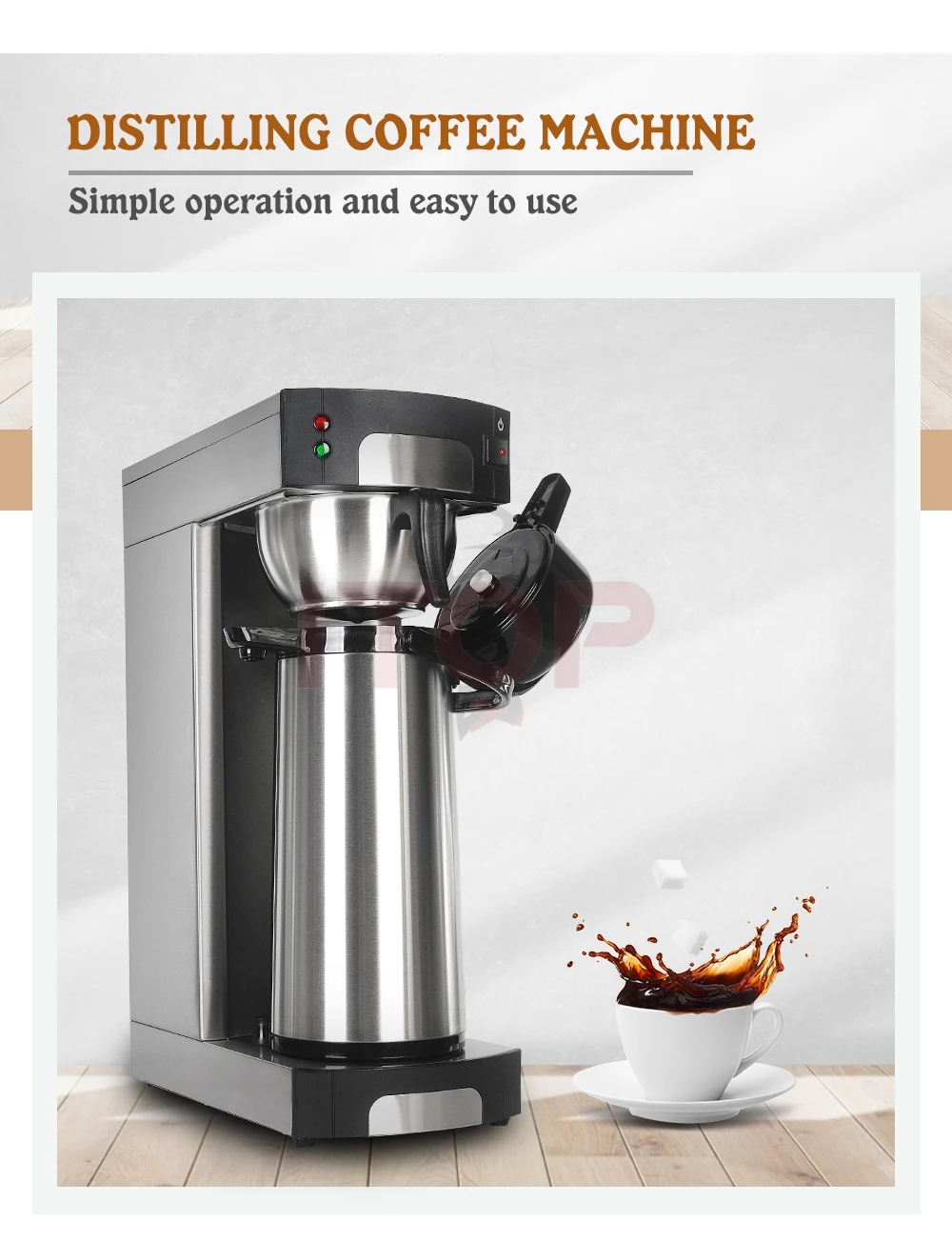 Automatic Distill Americano Coffee Machine Home Comercial Coffee Makers