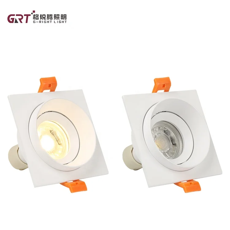 New design grille light aluminum indoor home 3w 5w 7w 12w smd cob chip modern recessed led ceiling lamp