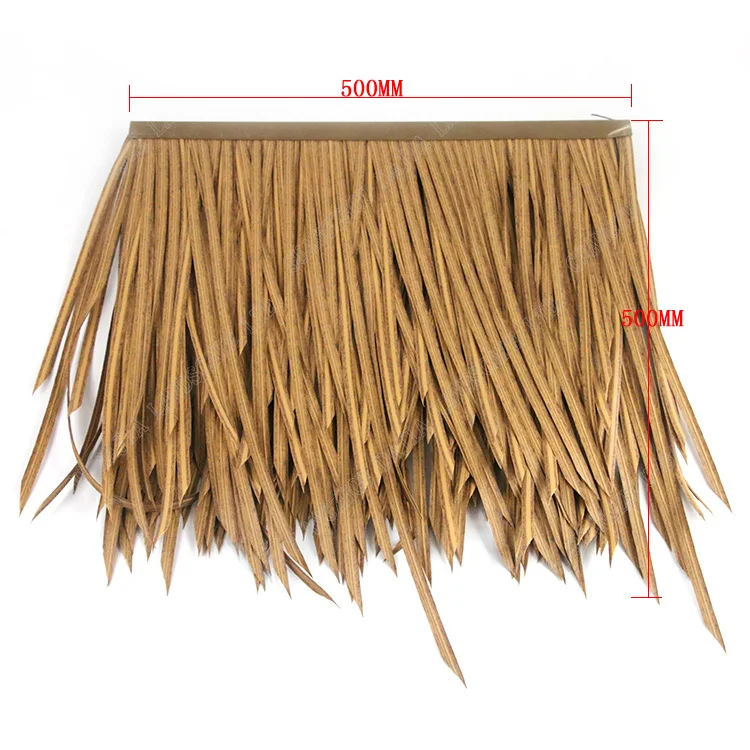 

High Quality ynthetic Palm Thatch,1 Piece, Yellow