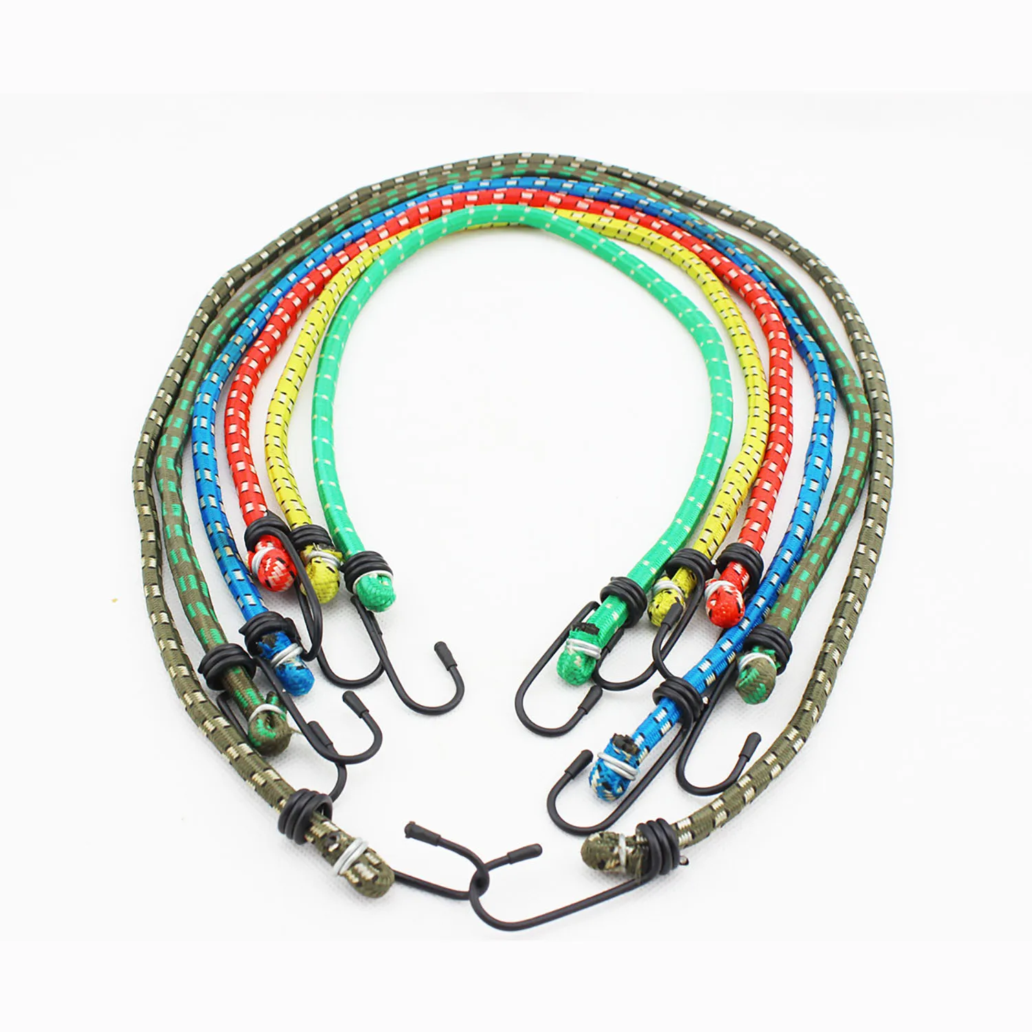 Bungee Cord Set With Carabiner Hook Jump Fasteners Dance Lanyard