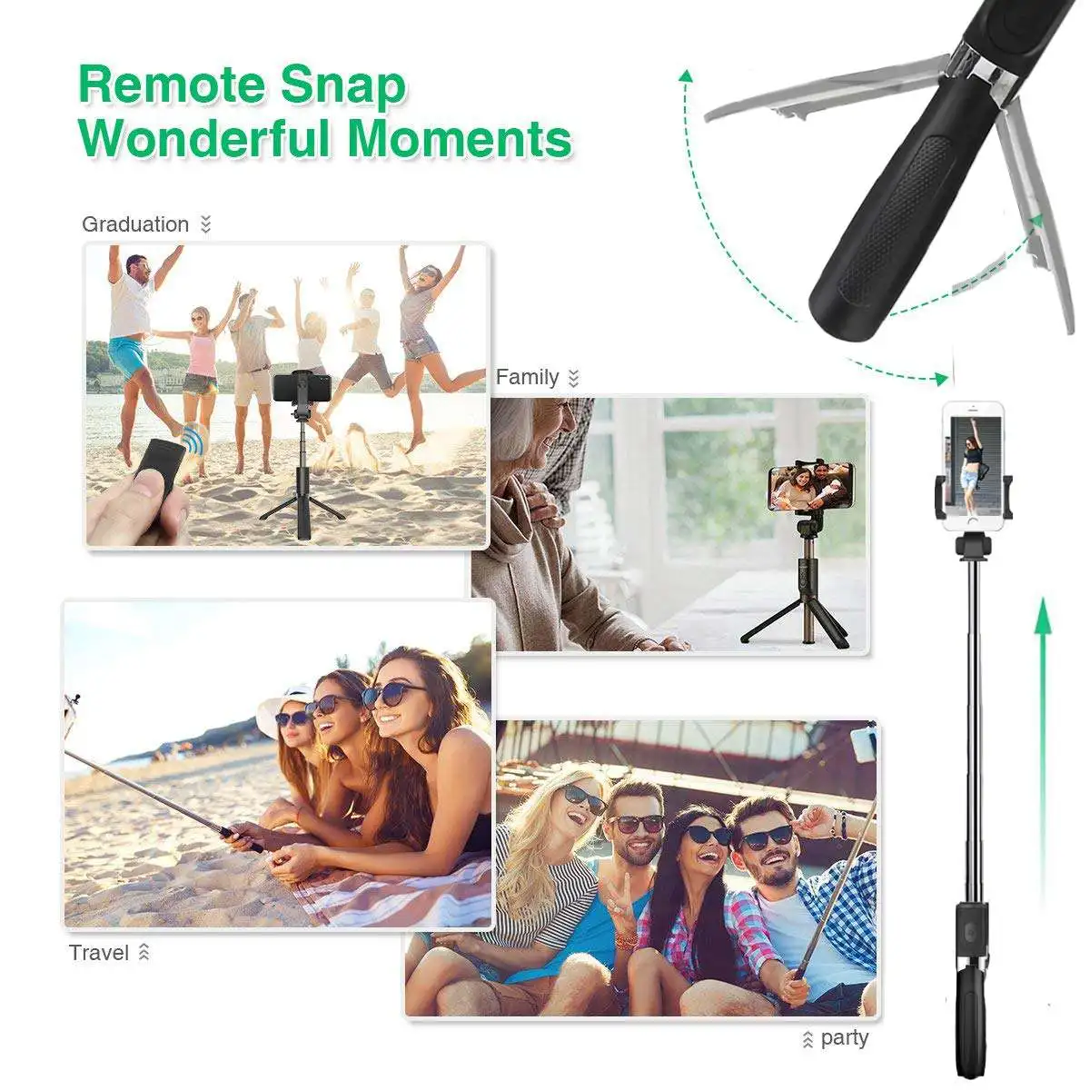L01 bluetooth selfie stick