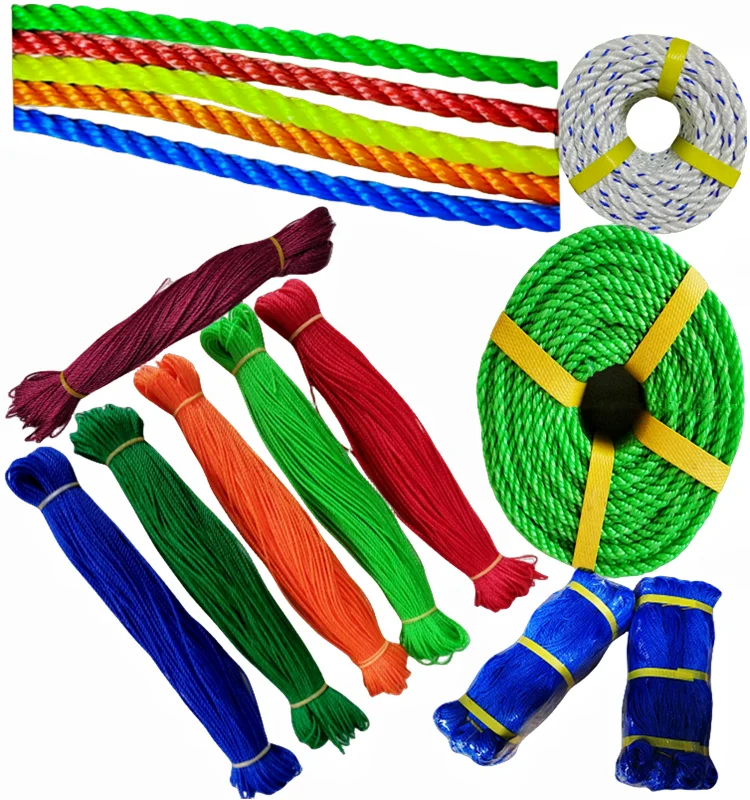 100 Yard Colorful Polyethylene Fishing Net Twine And Rope Diameter 2mm