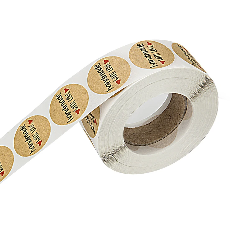 定制徽标胶粘标签模切包装标签可移动包装标签贴纸