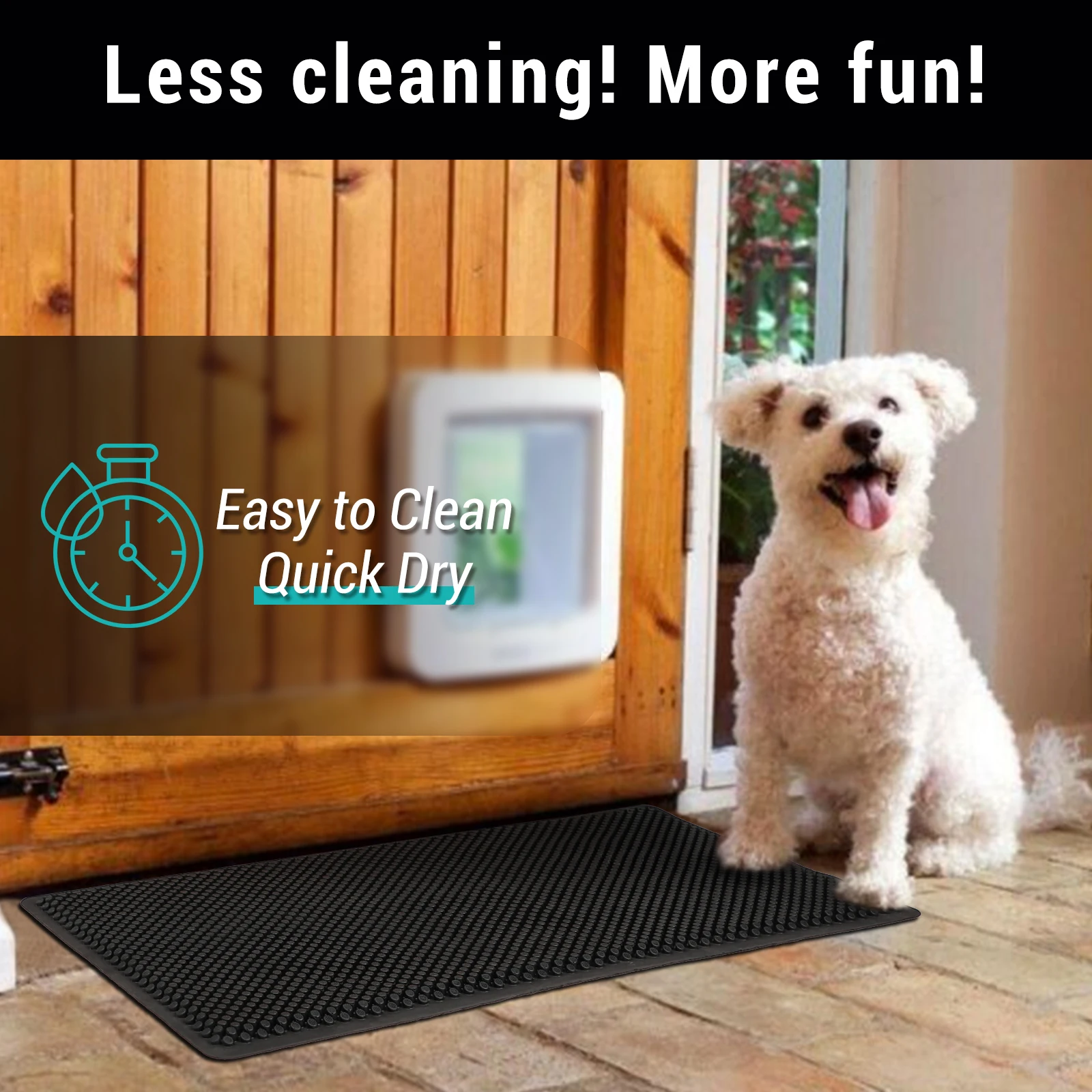 Silicone Scraper Front Door Rugs,Durable Nonslip Waterproof Entrance Mat,Lowprofile Heavy Duty