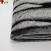 100% polyester textile material fabric prints faded rabbit faux fur by Chinese textile manufacturer