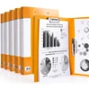 Free sample portfolio sheet paper pocket file plastic pp folder on sale