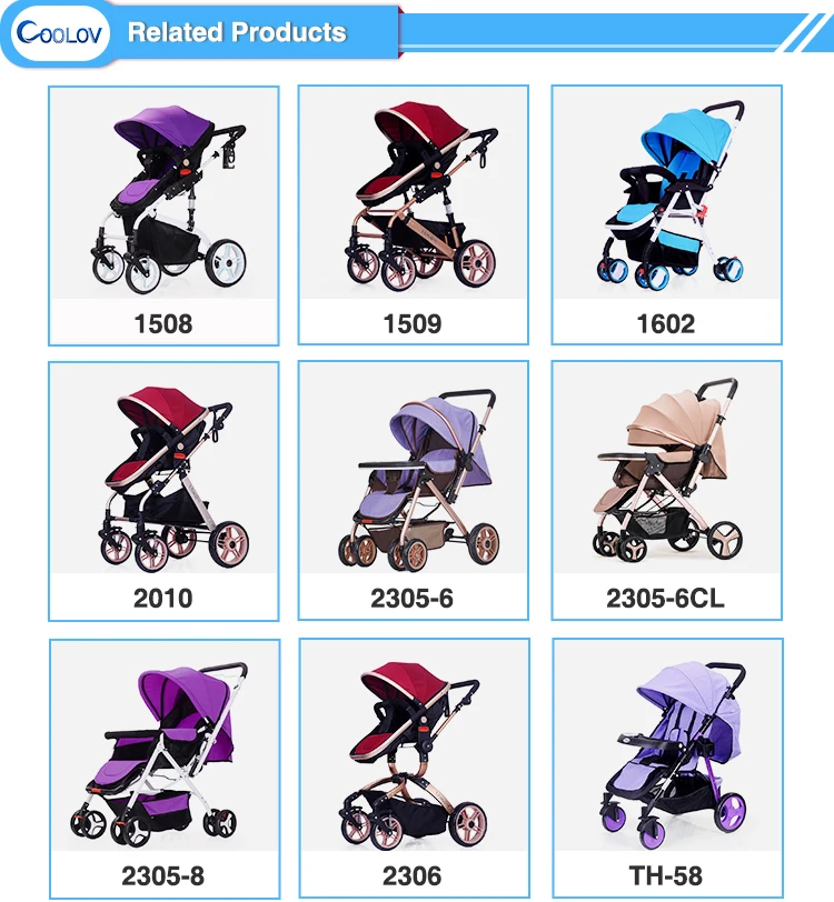 Linen Canopy Baby Stroller Pram Exchangeable Armrest And Tray_16