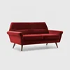 Denmark loveseat sofa in fabric or any color simple design living room sofa set hotel apartment hall furniture
