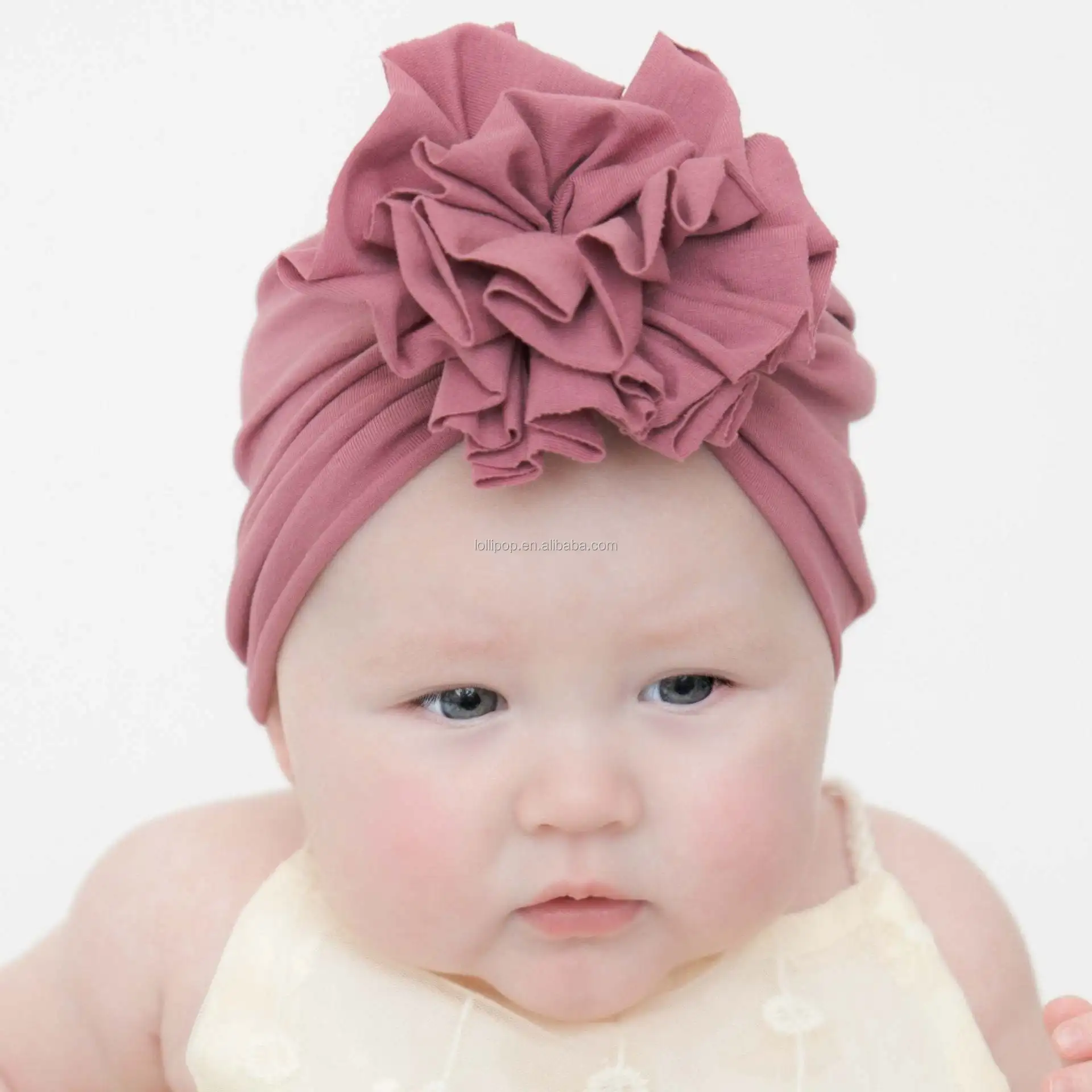 Turbante infantil /turbante bebé / sombrero de turbante de niña bebé /  turbante rosa / sombrero rosa polvoriento / Turbante / sombrero de turbante  bebé moderno / turbante rosa Rosa polvoriento -  México