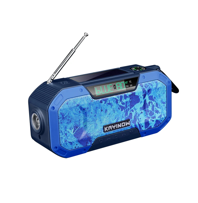 Solar Speaker Bluetooth Speaker 5000mA Capacity Radio Speaker - ANKUX.COM