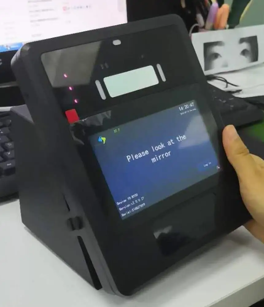 Iris Access Control System Eye Scanner Time Attendance With Free