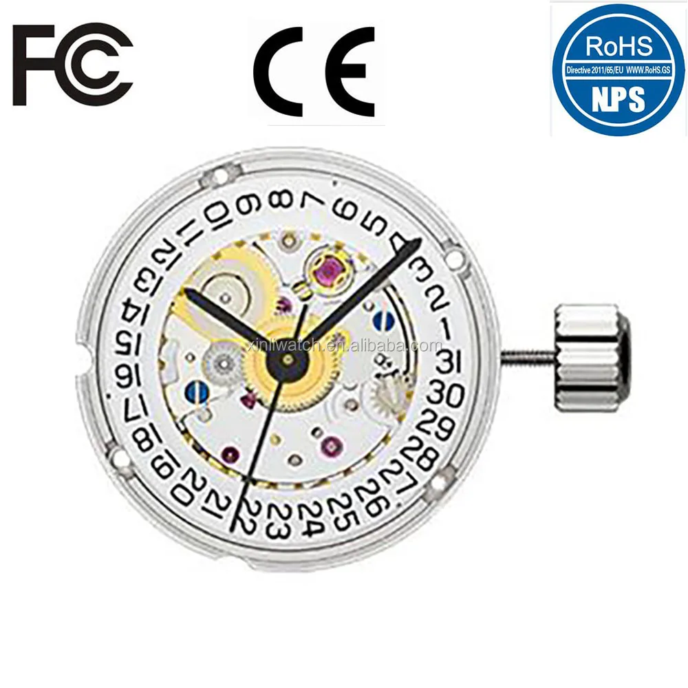 Mouvement ETA 2000 – Mécanique Automatique Avec Date – Cadran Blanc – Bon état – Fabriqué En Suisse