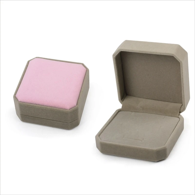 Factory Price Velvet Jewelry Gift Box Small Size Jewelry Set Box For
