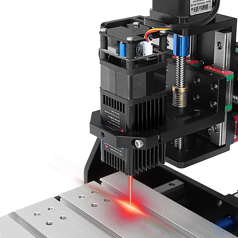 木工数控雕刻机铝雕刻cnc2015 全自动激光打标机两用迷你pcb数控钻