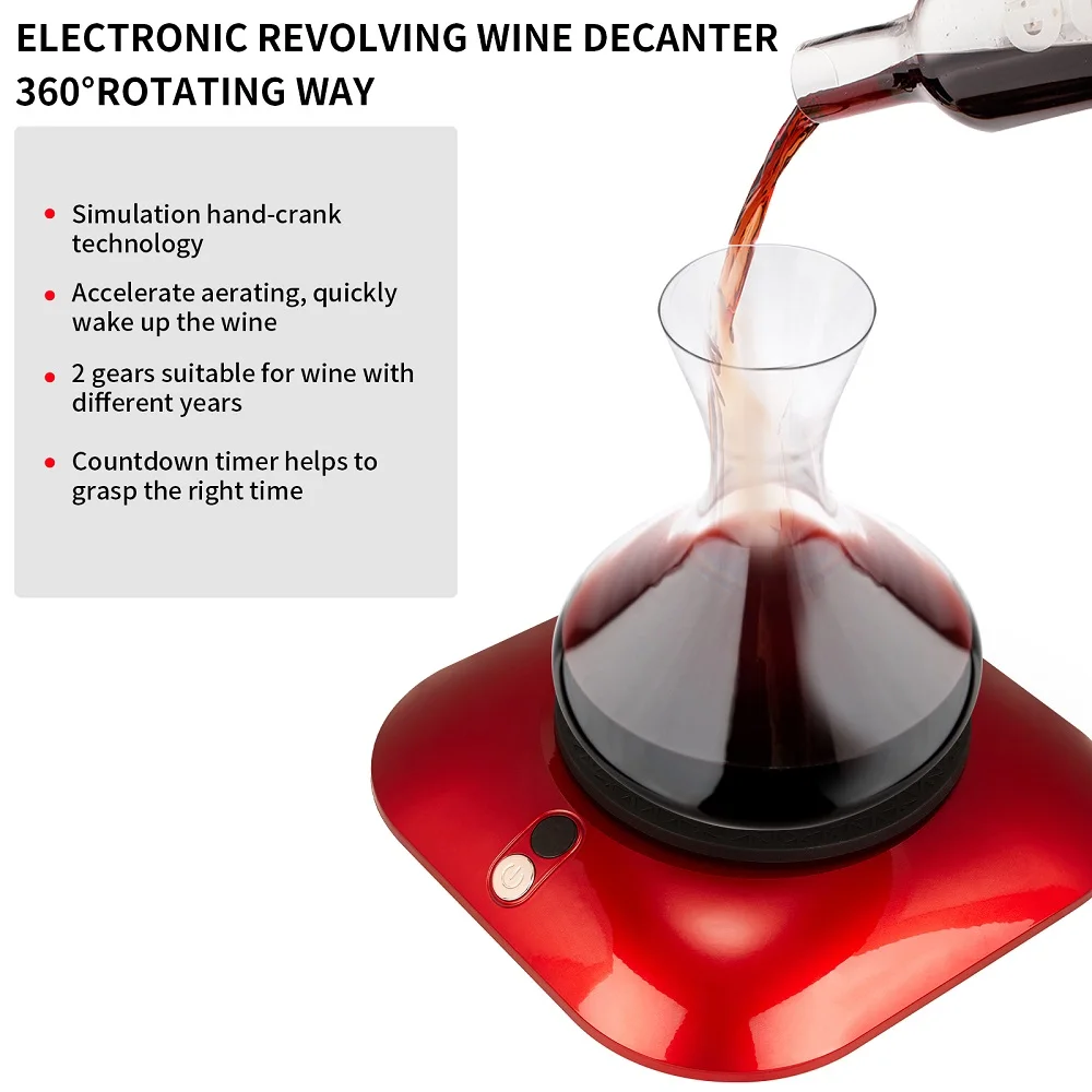 Rechargeable Electric Wine Aerator Electric Decanter Intelligent Wine