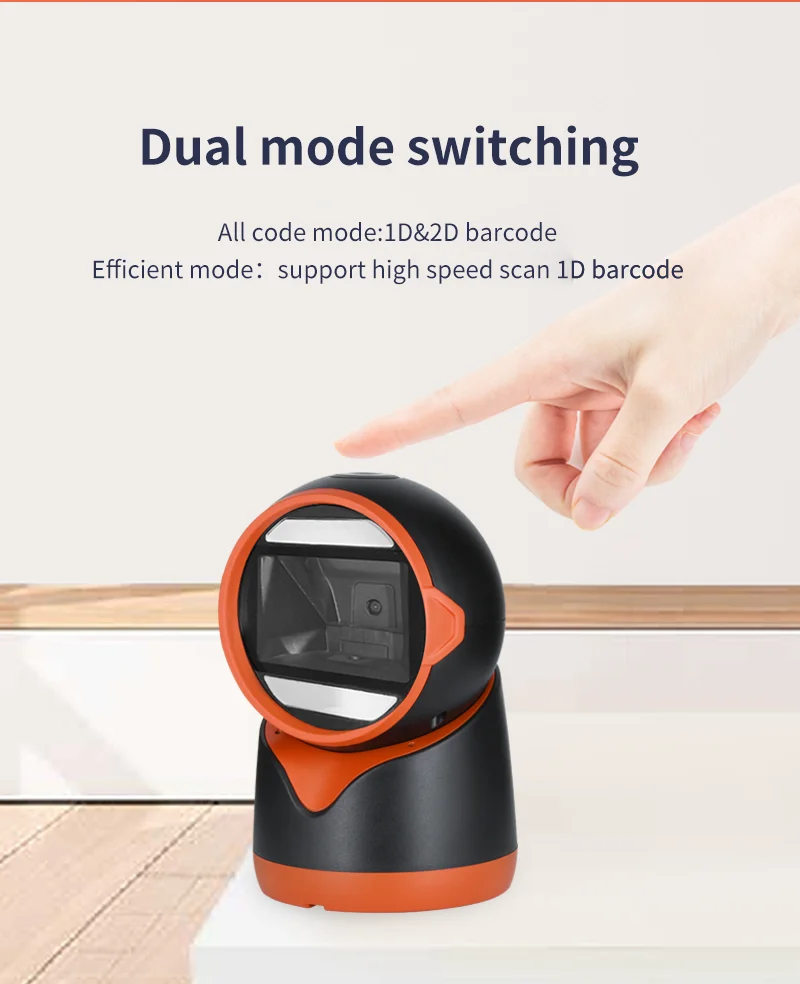 High Quality Desktop 2d Omnidiredtional Qr Barcode Reader Scanner Code bar