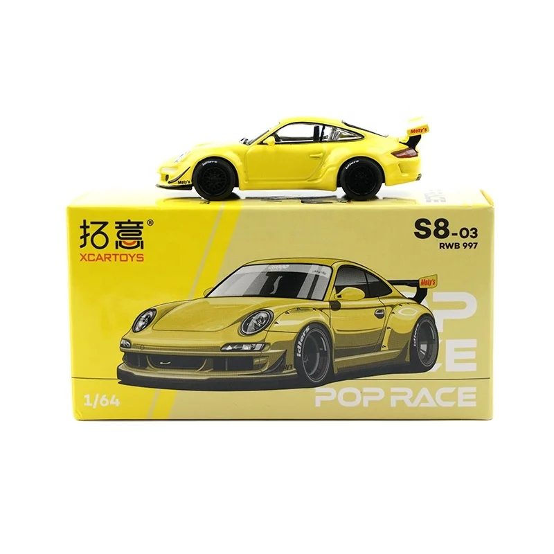XCARTOYS POPRACE 1/64 RWB 997 Car Alloy Toys - Diecast Metal Model