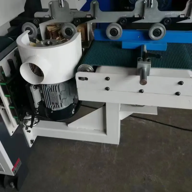 Industrial Wood Wire Brush Drum Sander 3 Sides Sanding Machine For