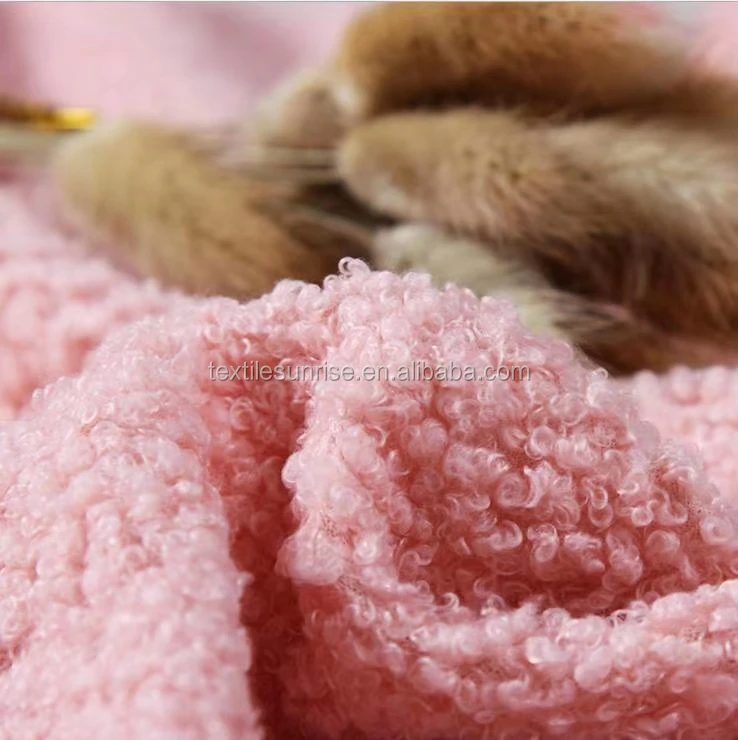Sherpa Teddy Fleece - French Pink – Sitka Fabrics
