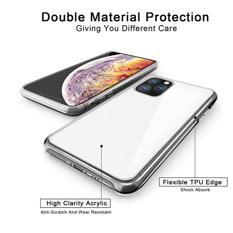 Luxury Sparkle Bling Crystal Clear Soft Case For iPhone 11 TPU Silicone Phone Case