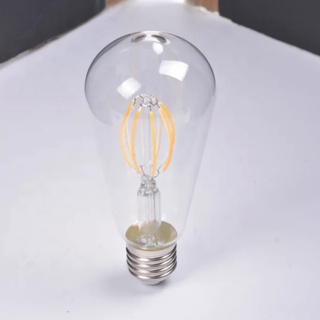 Wholesale Factory Prices Graphene Technology Dimmable St58 E27Led Filament Bulb 4w clear cover