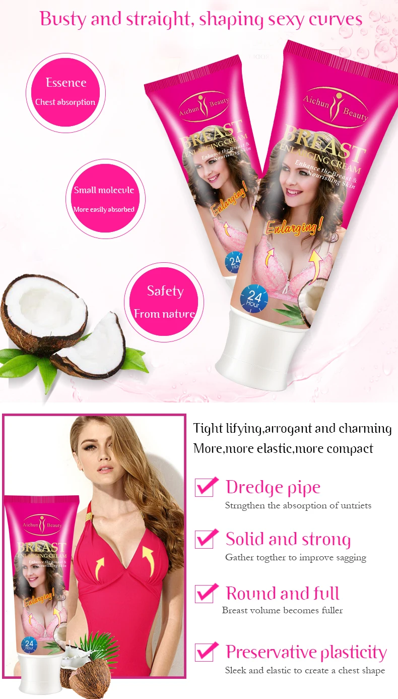 Aichun Beauty Breast Enhancement Cream Big Boobs Firmining Natural