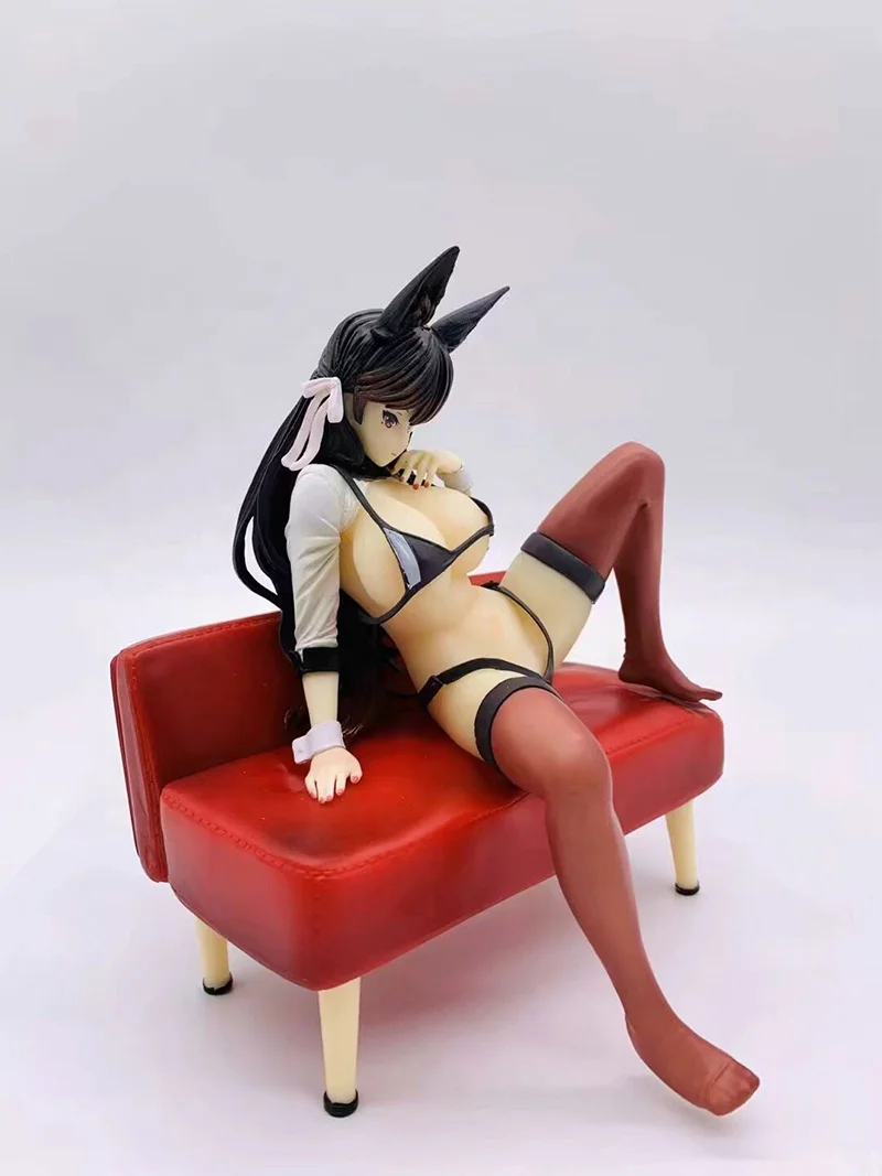 Anime Azur Lane Atago Sitting position PVC 1/7 Scale Figure Figuren Toy No Box 