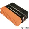 4pcs Vinyl Squeegee Foil Film Wrapping Suede Felt Scraper Window Tint Tool Auto Household Car Styling Sticker Magnet Holder 4A10