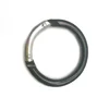 Hot sales zinc alloy circle carabiner hook, round carabiner hook, circle snap hook