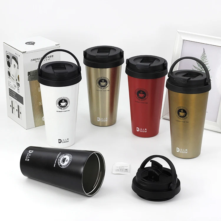 Portable Coffee Mug 304 Sus With Custom Logo Wholesale Reusable Coffee