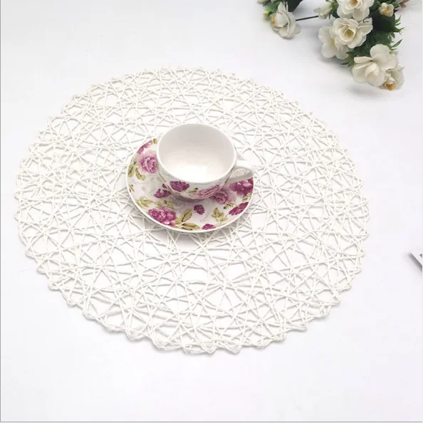 Well Designed Trendy Handmade Decorative Woven Round Paper Placemat