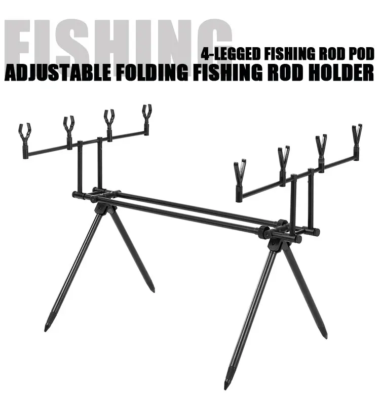 Foldable Adjustable Rod Holders Fishing Boat